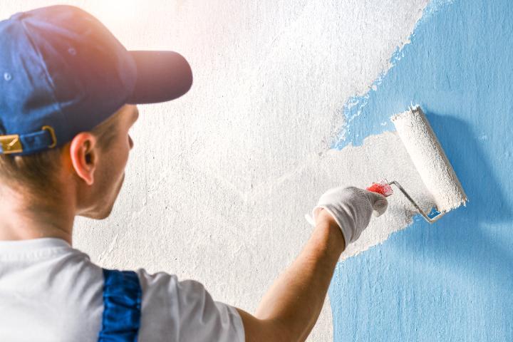 Pose de peinture intérieure Plœmeur