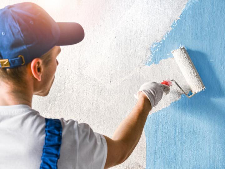 Pose de peinture intérieure Plœmeur